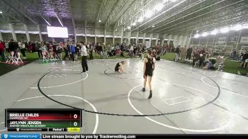 95 lbs Quarterfinal - Brielle Childs, Champions WC vs Jaylynn Jensen, Aviator Wrestling Academy