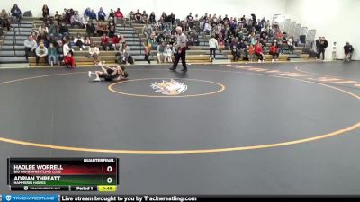 B-2 lbs Quarterfinal - Hadlee Worrell, Big Game Wrestling Club vs Adrian Threatt, Hammerin Hawks