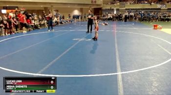 60 lbs Semis (4 Team) - Lucas Linn, Rocori vs Misha Shenets, Bemidji