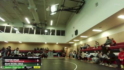 82 lbs 3rd Place Match - Denton Omlid, Cherry Creek Wrestling Club vs Roan Rickel-Cruz, Team Aggression Wrestling Club