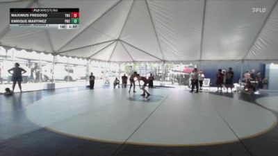 120 lbs Champ. Round 1 - Maximus Fregoso, Threshold Wrestling Club vs Enrique Martinez, Pounders Wrestling Club