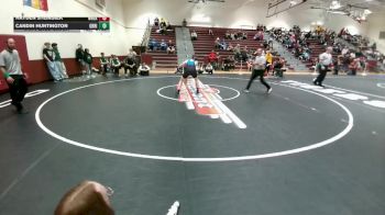 190 lbs 5th Place Match - Hayden Steinsiek, Wheatland vs Candin Huntington, Green River