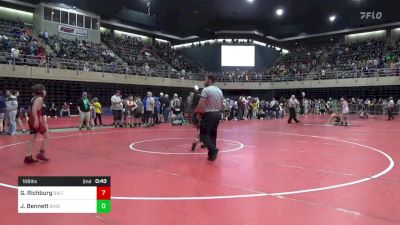 108 lbs Consi Of 8 #1 - Grayson Richburg, Baltimore vs Jayce Bennett, Binghamton