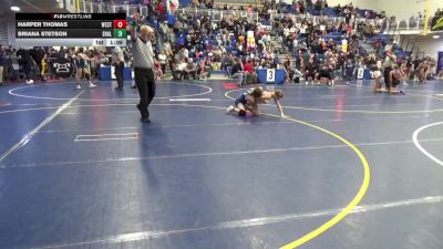 103 lbs Quarterfinal - Harper Thomas, West Alleghney vs Briana Stetson, Shaler