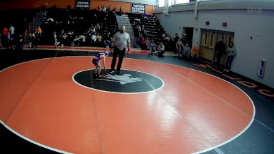 8U - 55 lbs Cons. Round 1 - Jonathan Thompson, Mt. Pleasant vs Reid Tiberi, Albert Gallatin