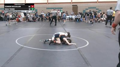 52 lbs Round 4 (8 Team) - Beau Toder, Headhunters vs Connor McCollum, Wrecking Crew