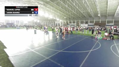 132 lbs 5th Place Match - Manuel Lopez, Delta Wrestling Club vs Jaden Suarez, Corner Canyon