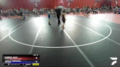 86 lbs Quarterfinal - Gabriel Bass, Askren Wrestling Academy vs Adrian Serrano, Wisconsin