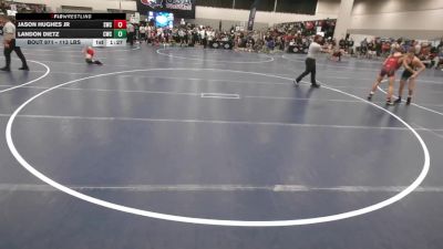 113 lbs Champ. Rd Of 64 - Landon Dietz, Cowboy Wrestling Club vs Jason Hughes Jr, Seagull Wrestling Club