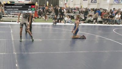 120 lbs Cons. Rd Of 16 - Davis Westendorf, Immortal Athletics WC vs Landon Learn, Michigan Premier