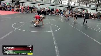 92 lbs Round 4 (6 Team) - Paul Testa, Vougar`s Honors vs Jasper Kling, TNWC
