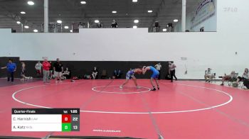 154 lbs Quarterfinal - Chase Harnish, LAW vs August Katz, Revival Red