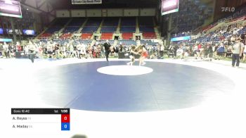 138 lbs Cons 16 #2 - Alyssa Reyes, Texas vs Alex Maday, California