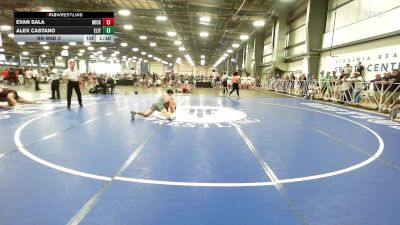 132 lbs Rr Rnd 3 - Evan Sala, Micky's Maniacs White vs Alex Castano, Elite NJ Boys Black