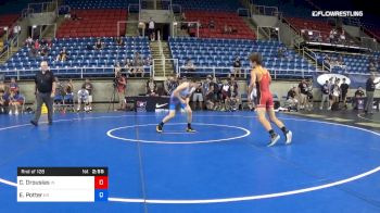 120 lbs Rnd Of 128 - Colton Drousias, Indiana vs Evan Potter, Oregon