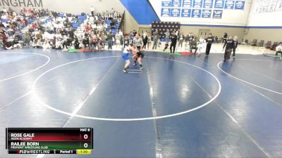 140 lbs 5th Place Match - Railee Born, Fremont Wrestling Club vs Rose Gale, Agon Academy