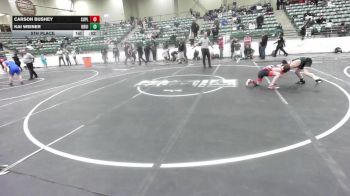 86 lbs 5th Place - Carson Bushey, Suples vs Kai Weiner, Bruin Elite