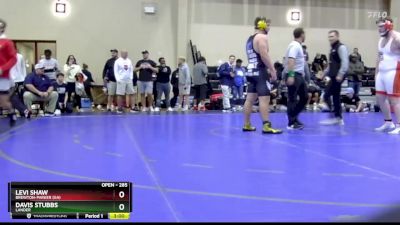 285 lbs Cons. Round 2 - Levi Shaw, Brewton-Parker (GA) vs Davis Stubbs, Lander