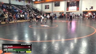 N-9 lbs 1st Place Match - Luke Skaar, Denver Wrestling Club vs Cash Allen, DC Elite