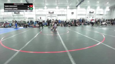O-135 lbs Quarterfinal - Tarik Shalhout, MI vs Armando Lopez, OH