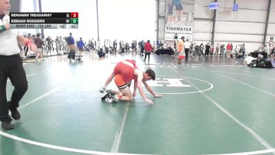 126 lbs Consi Of 32 #2 - Benjamin Treadaway, AL vs Keegan Roegiers, NY