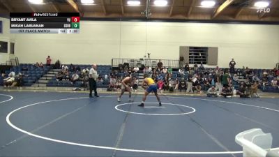 149 lbs 1st Place Match - Mikah Labuanan, Cal State Bakersfield vs Bryant Avila, Vanguard
