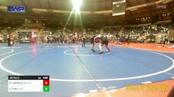 Rr Rnd 2 - Kevin LINVILLE Jr, Skiatook Bulldog Wrestling vs Cash Frey, Ubasa