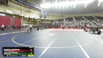 Girls 110 lbs Champ. Round 1 - Aleksya Cardenas, Grandview (Girls) vs Adelynn Husted, Selah (Girls)