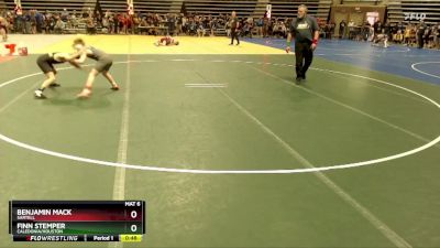 88 lbs Cons. Round 3 - Benjamin Mack, Sartell vs Finn Stemper, Caledonia/Houston