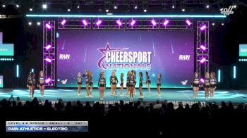 Rain Athletics - Electric [2026 L4.2 Senior - Small - B Day 1] 2026 CHEERSPORT National All Star Cheerleading Championship