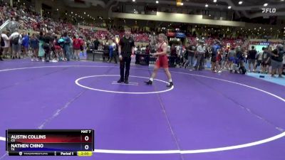 138 lbs Champ. Round 2 - Austin Collins, CO vs Nathen Chino, TX