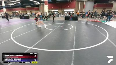 215 lbs Cons. Round 1 - Marcus Patranella, Grind Wrestling Club vs Brandon Salinas, Dead Shot Wrestling Club