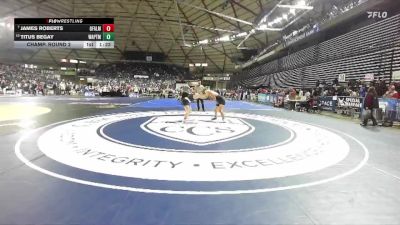 Boys 1A 190 lbs Champ. Round 2 - James Roberts, Granite Falls vs Titus Begay, Wapato