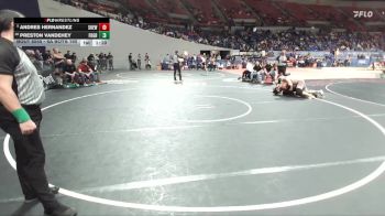 6A Boys 190 lbs Semifinal - Preston Vandehey, Forest Grove Boys vs Andres Hernandez, Sherwood Boys