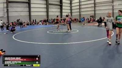 127 lbs Quarters - Saidee Hamilton, Braided Brutes vs Jauzlyean Gray, Missouri Battle Gear Purple