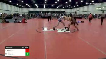 145 lbs Consolation - Zachary Rioux, NH vs Magnus Heisler, ME