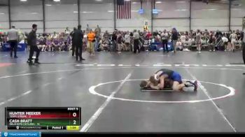 68 lbs Round 2 - Cash Bratt, Oklahoma Outlaws vs Hunter Meeker, Terps Xtreme