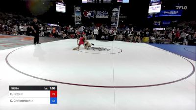 106 lbs Cons 32 #2 - Collin Frey, WI vs Carew Christensen, IA