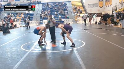 165 lbs Quarterfinals (8 Team) - Chase Monsegur-Brunet, Hernando vs Aaron Horr, Cocoa Beach