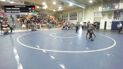 170 lbs Semifinal - Siana Valentine, Liberty (Winchester) vs Diara Pomares, Hemet