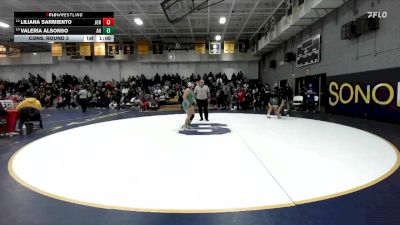 170 lbs Cons. Round 3 - Valeria Alsonso, Aliso Niguel vs Liliana Sarmiento, Jordan