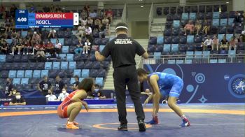 57 kg 1/8 Final - Khaliun Byambasuren, Mongolia vs Lana Nogic, Croatia