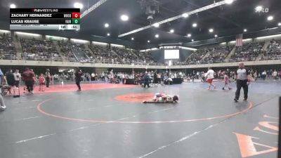 66 lbs Quarterfinal - Zachary Hernandez, Woodstock vs Lucas Krause, Fair Lawn