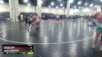 215 lbs Finals (2 Team) - Uzayr Mohammad, Oswego High School vs Carter Gore, Wellington