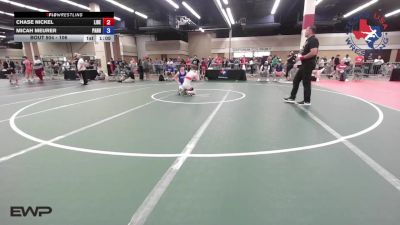 106 lbs Round Of 16 - Chase Nickel, Liberty Warriors Wrestling Club vs Micah Meurer, Panhandle RTC