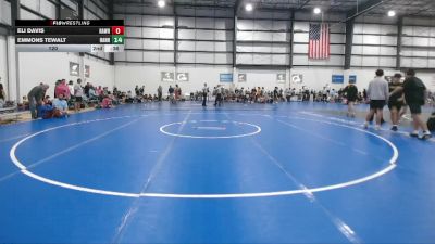 120 lbs Allday - Eli Davis, RALEIGH AREA WOLFPACK RED vs Emmons Tewalt, HANOVER HAWKEYE