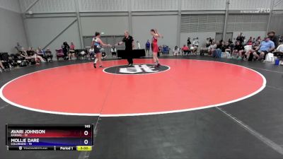 145 lbs Round 2 (8 Team) - Avari Johnson, Kansas vs Mollie Dare, Colorado