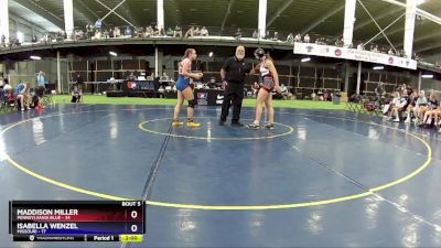 163 lbs Round 3 (4 Team) - Maddison Miller, Pennsylvania Blue vs Isabella Wenzel, Missouri