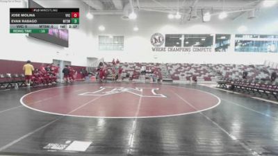 133 lbs Round 1 (6 Team) - Jose Molina, Victor Valley College vs Evan Rabago, Mt. SAC (White)