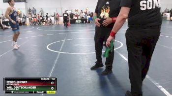 152 lbs Cons. Round 2 - Will Deutschlander, 3F Wrestling vs Pedro Jimenez, Relentless TC